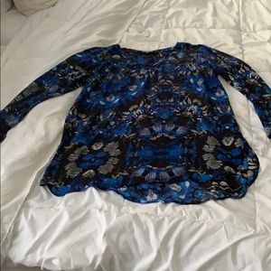 Flowy, flowered blouse
